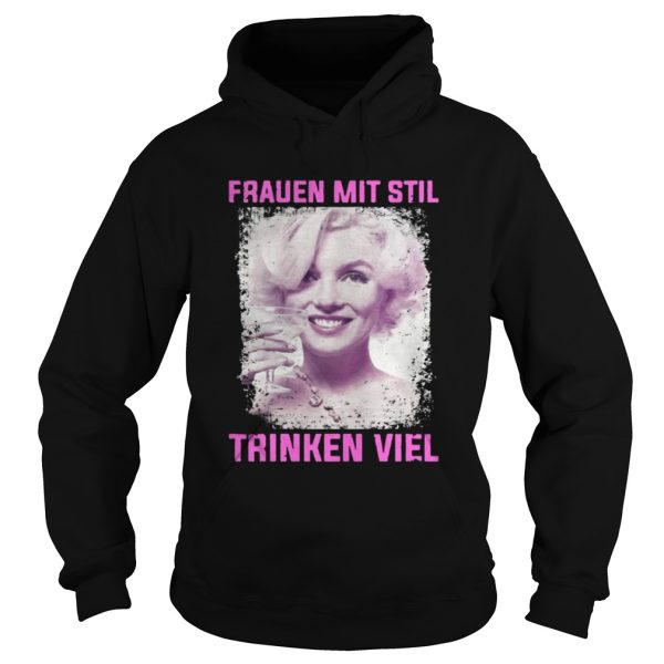 Awesome Marilyn Monroe frauen mit stil thinken viel shirt