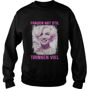 Awesome Marilyn Monroe frauen mit stil thinken viel shirt 3