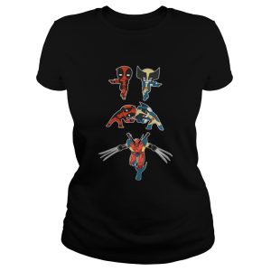 Baby Deadpool and Wolverine Fusion Dance shirt 2