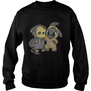 Baby Groot and Toothless shirt 1
