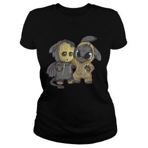 Baby Groot and Toothless shirt 2