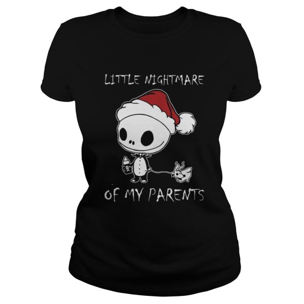 Baby Jack Skellington little nightmare of my parents Christmas shirt