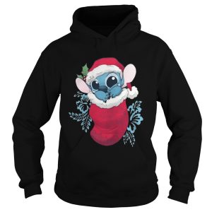 Baby Stitch in Christmas stocking shirt 1