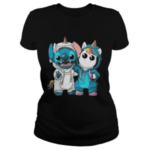 Baby Unicorn and Stitch shirt 1 Baby Unicorn and Stitch shirt 2