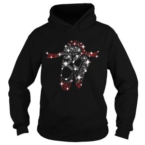 Ballet shoes glitter diamond christmas shirt 1