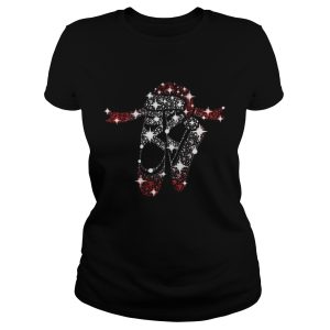 Ballet shoes glitter diamond christmas shirt 2