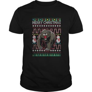 Bear Merry Christmas sweatshirt 1 Bear Merry Christmas sweatshirt 2
