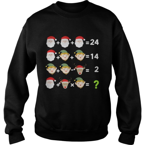 Bedmas Math Equation Math Teacher Christmas shirt