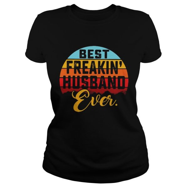 Best freakin husband ever sunset shirt