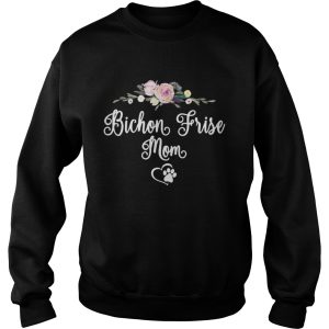 Bichon Frise Dog Mom Floral shirt 3