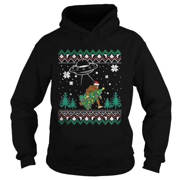 Bigfoot Christmas Tree Bigfoot Decoration Christmas Shirt