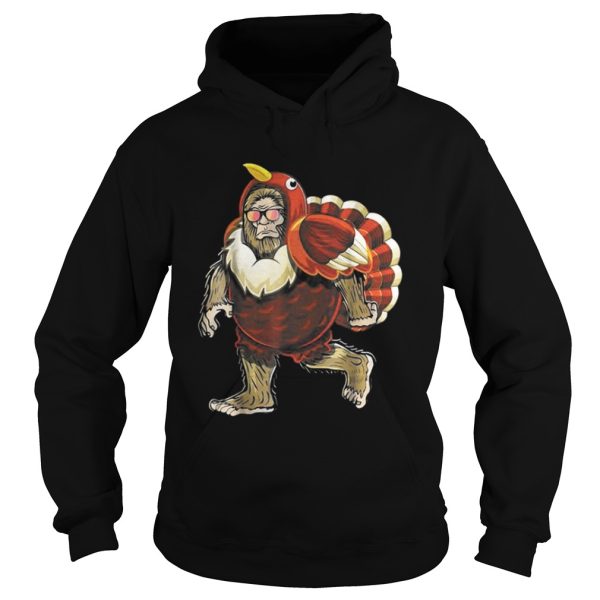 Bigfoot Turkey Thanksgiving shirt