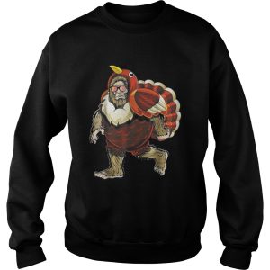 Bigfoot Turkey Thanksgiving shirt 3