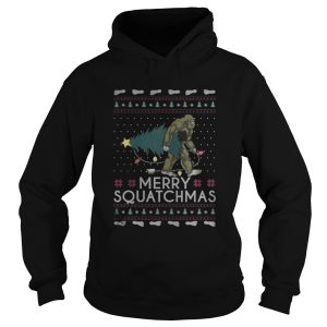 Bigfoot merry squatchmas christmas shirt 1