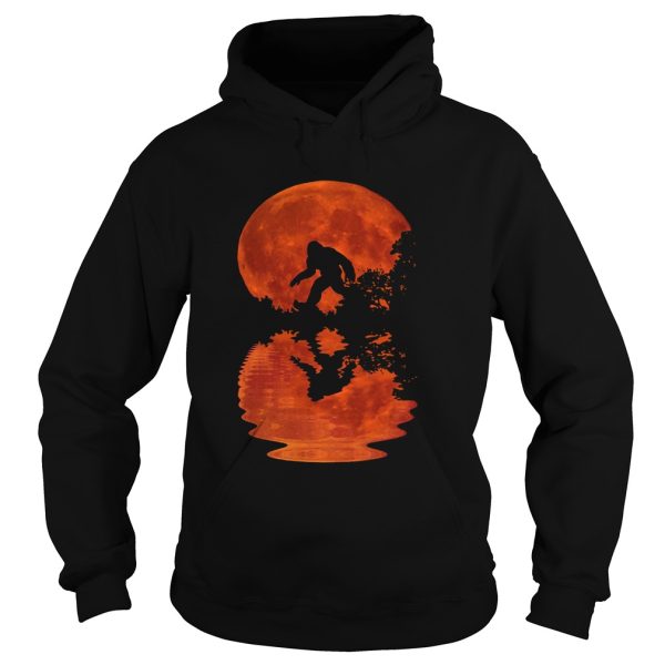 Bigfoot under the moonlight shirt