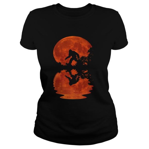 Bigfoot under the moonlight shirt