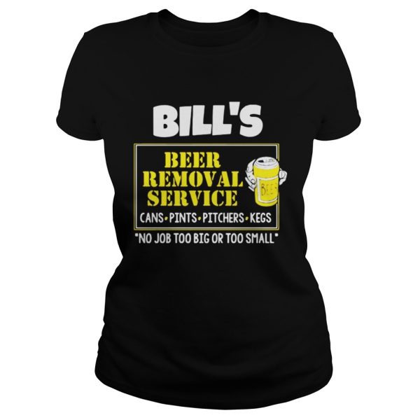 Bills Beer Removal Service Shirt