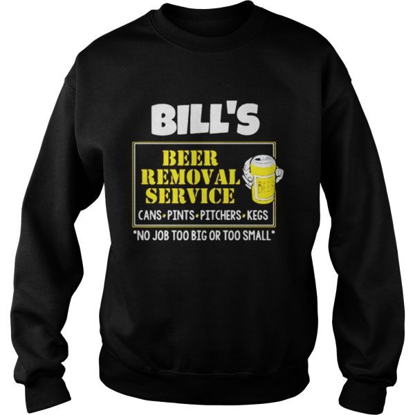 Bills Beer Removal Service Shirt