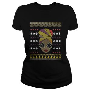 Black And Natural Hair Christmas Shirt 3