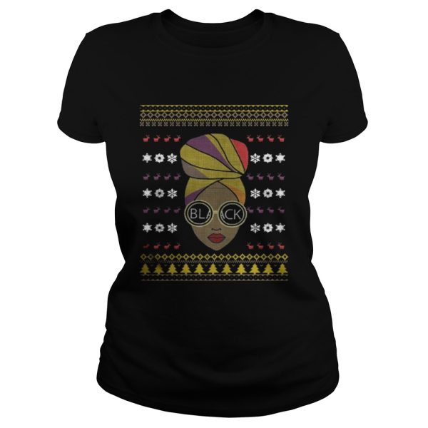 Black And Natural Hair Christmas Shirt