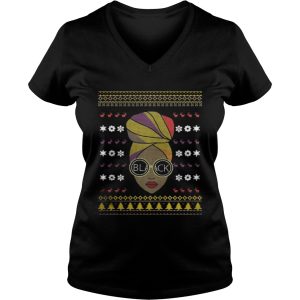 Black And Natural Hair Christmas Sweater 3