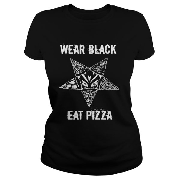 Blackcraft Cult wear black eat pizza shirt