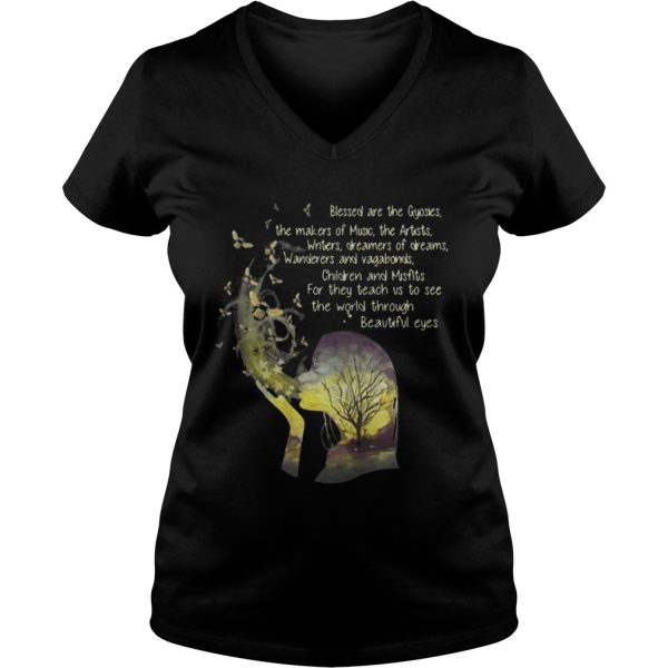 Blessed are the gypsies the makers of music the artists writers shirt