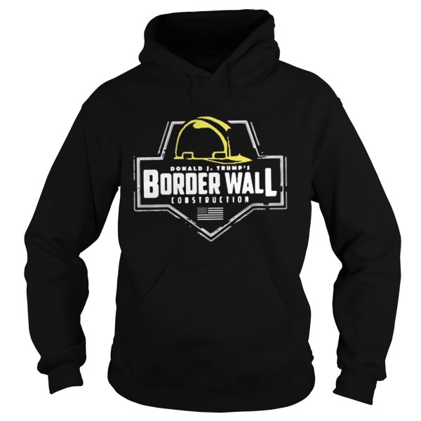 Border wall donald jtrumps construction shirt