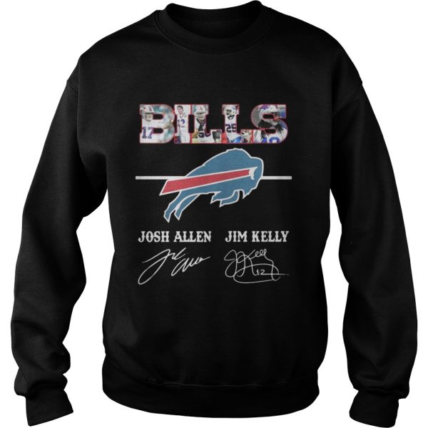 Buffalo Bills Josh Allen and Jim kelly shirt