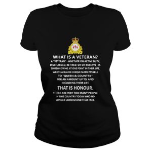 Canadian Army what is a veteran shirt 2