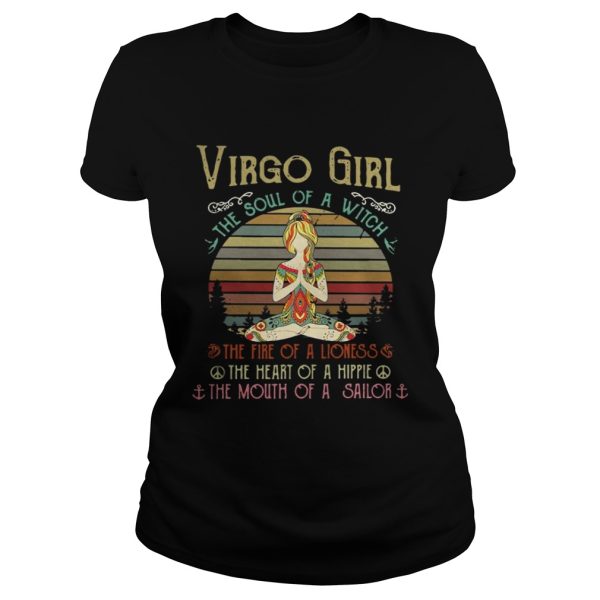 Capricorn girl the soul of a witch the fire of a lioness the heart of a hippie shirt