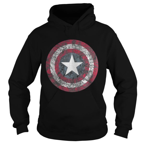 Captain America Avengers Comic Shield Shirt