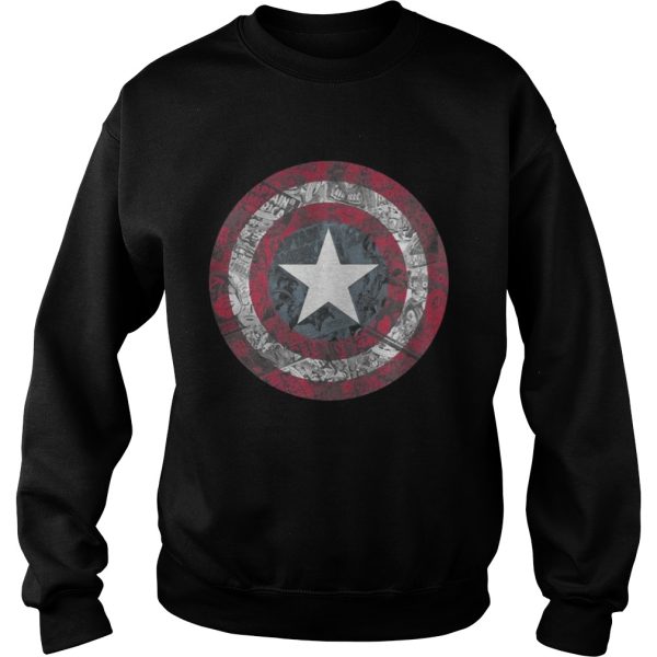 Captain America Avengers Comic Shield Shirt