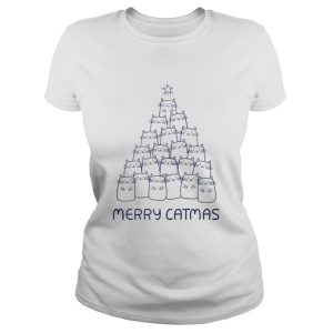 Cat Christmas Tree Merry Catmas Shirt 2