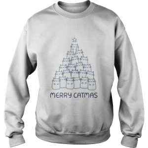 Cat Christmas Tree Merry Catmas Shirt 3