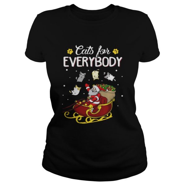 Cats For Everybody Santa’s Gift Christmas shirt