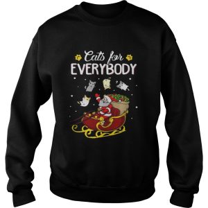 Cats For Everybody Santa's Gift Christmas shirt 3