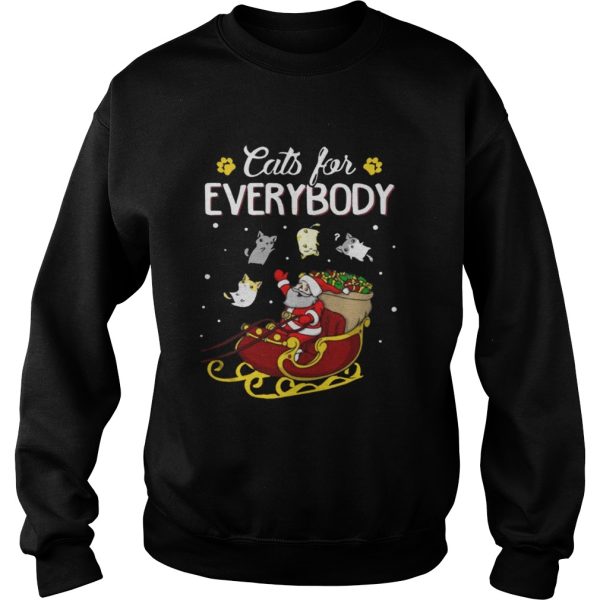 Cats For Everybody Santa’s Gift Christmas shirt