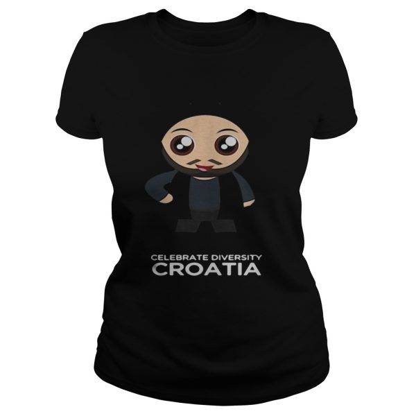 Celebrate diversity Croatia shirt