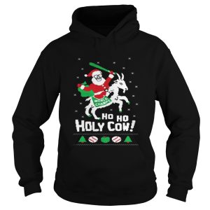 Chicago Cubs Santa world champ holy cow shirt 1