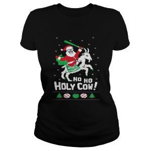 Chicago Cubs Santa world champ holy cow shirt 2