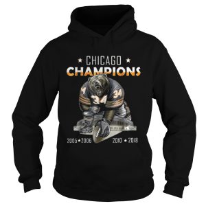 Chicago champions bear 34 2005 2006 2010 2018 shirt 1
