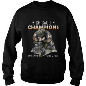 Chicago champions bear 34 2005 2006 2010 2018 shirt 3