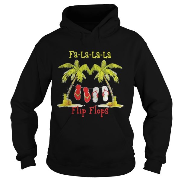 Christmas Falalala flip flops shirt