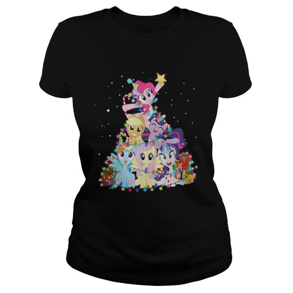 Christmas My Little Pony Christmas tree shirt