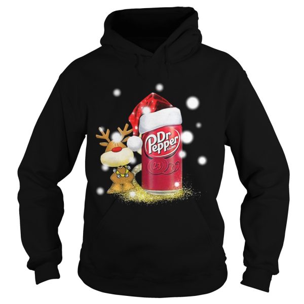 Christmas Reindeer and Dr Pepper Santa Shirt