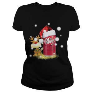 Christmas Reindeer and Dr Pepper Santa Shirt 2