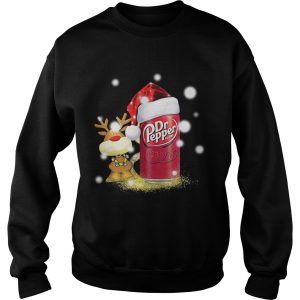 Christmas Reindeer and Dr Pepper Santa Shirt 3