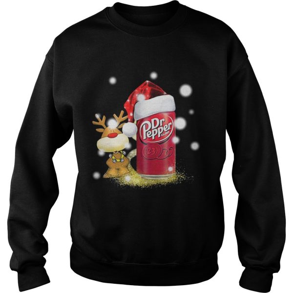 Christmas Reindeer and Dr Pepper Santa Shirt