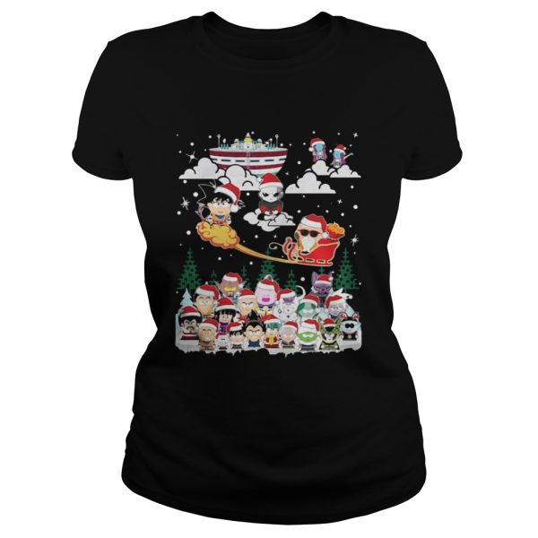 Christmas Santa Son Goku Sleigh Dragon Ball shirt